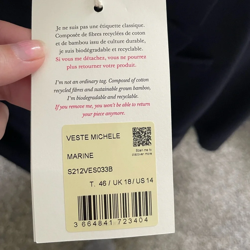 NWT Sezane Michele blazer - Picture 3 of 3